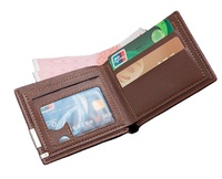 Dompet Pendek Pria Iron Edge Youth Horizontal Tempat Kartu Bisnis Dompet Multi Slot Tas Kartu Trendi Tahan Lama