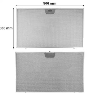 <b>Range</b> Hood Filter 506x300mm Aluminum Alloy Top Suction Type 00744829 - Product Image 3