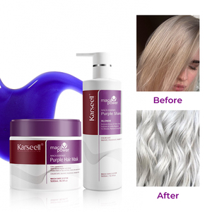 แชมพูสีม่วง แบรนด์ส่วนตัว สำหรับดูแลสี<span class=keywords><strong>ผม</strong></span> ป้องกันสีเหลืองทอง สำหรับ<span class=keywords><strong>ผม</strong></span>บลอนด์ - Product Image 2