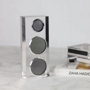 Modern Creative Transparent <b>Crystal</b> Ornament Speaker <b>Set</b> for Home or Office Living Room Decoration - Product Image 3