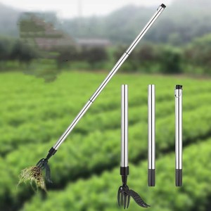 Outil d'arrachage de <span class=keywords><strong>racines</strong></span> de mauvaises herbes et outil de désherbage de jardin à long manche - Product Image 1