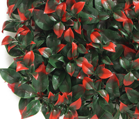 Faux Panneaux décoratifs extérieurs et intérieurs artificiels Haie artificielle de grande taille Clôture Plante Panneaux muraux en feuilles vertes