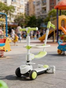 Trottinette pour enfants à plateau extra large avec hauteur réglable et fonction lumineuse, 3 roues pour enfants et tout-petits <span class=keywords><strong>de</strong></span> 3 à 6 ans - Product Image 3