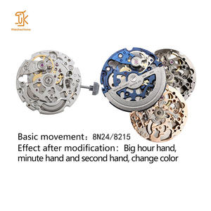 YINBEI movimiento modificado Color azul logotipo personalizado 82n4 8215 movimiento mecánico fino reloj accesorios piezas OEM - Product Image 4