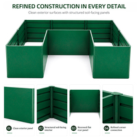 SEEYES Jardinière Modulaire Commerciale en Métal pour Extérieur, en Acier Galvanisé, Jardinière Paysagère, Taille Personnalisée, Fabrication OEM ODM