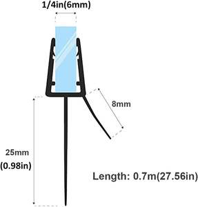 6mm <span class=keywords><strong>8mm</strong></span> 10mm bandes d'étanchéité <span class=keywords><strong>de</strong></span> <span class=keywords><strong>porte</strong></span> <span class=keywords><strong>de</strong></span> <span class=keywords><strong>douche</strong></span> <span class=keywords><strong>porte</strong></span> <span class=keywords><strong>de</strong></span> <span class=keywords><strong>douche</strong></span> bande étanche balayage <span class=keywords><strong>joint</strong></span> inférieur - Product Image 2
