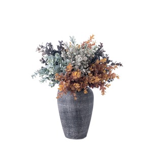 Bouquet de fleurs artificielles CallaFloral gris et brun foncé en plastique haute simulation pour décoration intérieure CL11003 - Product Image 5
