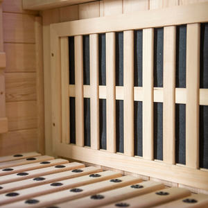 Lüks ev kırmızı ışık tedavisi kızılötesi Sauna kabin ahşap kapalı tam spektrum Sauna - Product Image 3