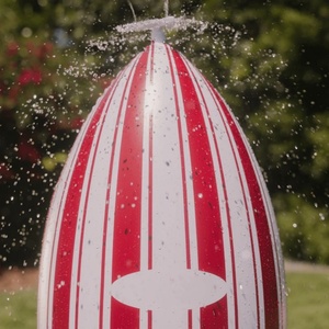 PVC <b>Inflatable</b> Backyard Sprinkler 66*18 Inch for Kids Christmas <b>Halloween</b> Holiday Party Outdoor Yard Decorations - Product Image 2