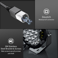 Offre Spéciale Super lumineux voiture Led travail lumières de conduite 1000m Led Pods Spot 9 pouces hors route Led feux de conduite