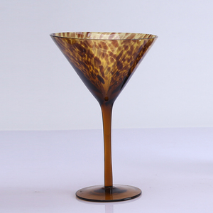 Verres à vin en vente chaude avec imprimé léopard, <span class=keywords><strong>gobelet</strong></span> à motif léopard et ensemble de verres à vin sans pied - Product Image 4