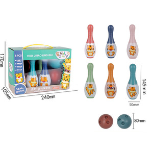 Figurine de boule de bowling en plastique PVC personnalisée jouets adorables figurines de dessin animé uniques modèle de poupée pour enfants - Product Image 5