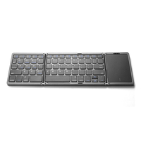 Clavier sans fil pliable ultra-mince B089T BT Trackpad, le plus vendu, portable, directement de l'usine, pour Android, iOS, ordinateur portable et tablette