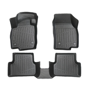 <span class=keywords><strong>Tappetini</strong></span> su Misura per VW <span class=keywords><strong>POLO</strong></span> 2021-2024, Set Completo 3 Pezzi in TPE Resistente Antiscivolo per Tutte le Stagioni, Spessore 3,5mm - Product Image 1