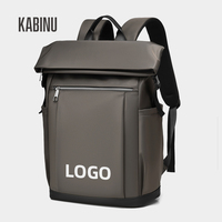 Sac à dos pour ordinateur portable avec logo personnalisé, sac à dos d'affaires à fermeture enroulable, pour les trajets quotidiens, vente chaude
