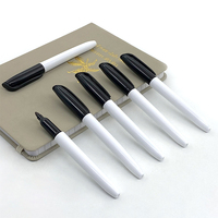 Fabricant d'ensembles de stylos marqueurs permanents personnalisés à séchage rapide pointe balle durable à base d'huile pour le bureau des étudiants