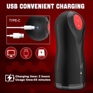 Masturbateur masculin Serrage automatique Vibration Rotation 3D Texture réaliste TPE Matériel Sex Toy Machine à sucer pour hommes - Product Image 5