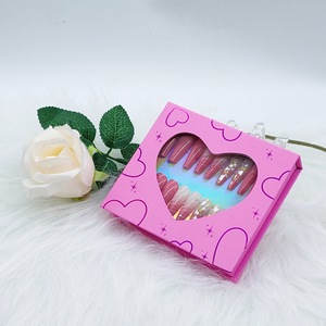 Vide De Luxe <span class=keywords><strong>Faux</strong></span> Ongles Cadeau Emballage Boîte Strass Décor Français <span class=keywords><strong>Faux</strong></span> Ongles Conseils Bling <span class=keywords><strong>Long</strong></span> Cercueil Ballet Appuyez Sur Les Ongles - Product Image 2
