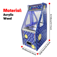 Machine de jeu à monnayeur Maker USA populaire avec fonction de changement de billets et poussoir de quarts