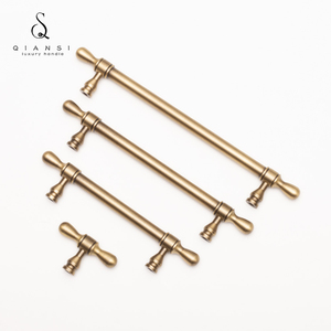 <span class=keywords><strong>2025</strong></span> thiết kế mới Bronze solid brass tủ xử lý t knobs Tủ kéo ngăn kéo xử lý cho đồ nội thất nhà bếp khách sạn - Product Image 1