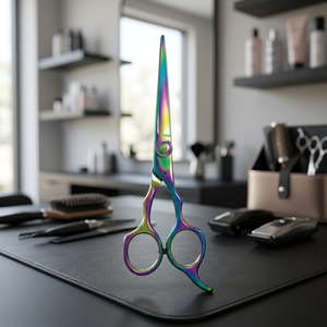 Ciseaux de coiffure professionnels pour Salon, outil pour coupe de cheveux lisses en acier inoxydable, 1 pièce - Product Image 2