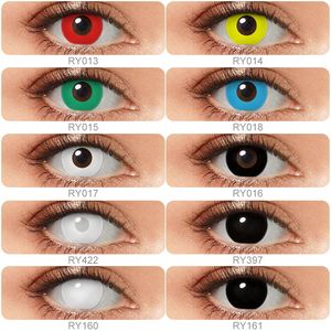 Livraison Gratuite Lentilles de Contact Cosplay Lentilles Psyché Lentilles de Contact Oculaires Lentilles de Couleur Annuelles Lentilles Halloween - Product Image 3