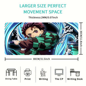 Haute qualité Compatible <span class=keywords><strong>Demon</strong></span> <span class=keywords><strong>Slayer</strong></span> Anime Gaming grand <span class=keywords><strong>tapis</strong></span> <span class=keywords><strong>de</strong></span> <span class=keywords><strong>souris</strong></span> <span class=keywords><strong>tapis</strong></span> en caoutchouc ordinateurs <span class=keywords><strong>de</strong></span> bureau ordinateur portable bureau grands <span class=keywords><strong>tapis</strong></span> <span class=keywords><strong>de</strong></span> <span class=keywords><strong>souris</strong></span> - Product Image 3