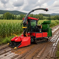 Machine à ensilage 4ZQL-30 autopropulsée diesel pour la fabrication d'ensilage en élevage ovin