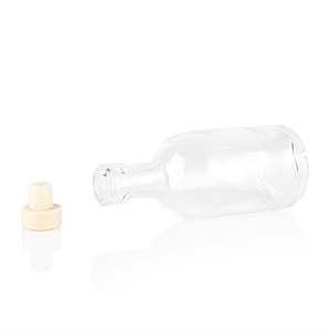 Alta calidad Mini lindo 50ml vacío claro redondo vidrio licor botella de vino y <span class=keywords><strong>corcho</strong></span> de polímero - Product Image 6