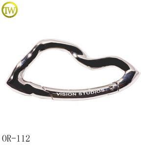 Boucles de <span class=keywords><strong>valise</strong></span> de haute qualité, anneau ovale en métal, vente en gros, boucle à ressort en métal pour sac à main, boucle réglable en métal, <span class=keywords><strong>clip</strong></span> soudé ouvert - Product Image 4