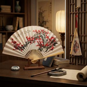 Éventail pliant en bambou naturel fait main de 90 cm, motif peint de personnage de film ou de série TV, idéal pour cadeau d'affaires ou décoration intérieure - Product Image 4