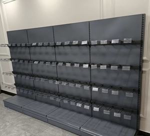 Estantería Metálica Reforzada Kimham de Una Cara con 5 Niveles, Horizontal, para Supermercado, con Recubrimiento de Polvo Epoxi, de Instalación Rápida, para Suelo - Product Image 4