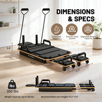 Equipo de Pilates y Yoga, Tabla de Pilates, Mini Cama de Pilates, Ejercicios Corporales, Reformers de Pilates