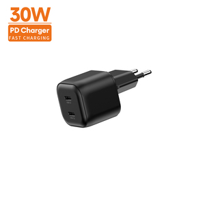 Station de charge rapide avec <span class=keywords><strong>prise</strong></span> AU, USB-C 2 ports 30W GaN portable PD 3.0 avec homologation CE, <span class=keywords><strong>chargeur</strong></span> à économie d'énergie pour ordinateur portable Samsung - Product Image 4