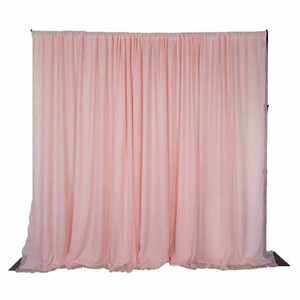 HL Brand Polyester Chiffon Simple <b>Party</b> Wedding Table <b>Backdrop</b> Panel Curtain Design Decoration - Product Image 3
