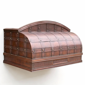 <span class=keywords><strong>Hotte</strong></span> murale en cuivre gaufré antique, options solaires et gaz, design de cuisine de luxe style méditerranéen, contrôlée par application pour VR - Product Image 3