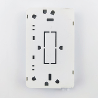 Chine prix d'usine LC APC plaque frontale en plastique 2 cœurs câble à fibre optique réseau FTTH intérieur optimal utilisé prise de connecteur SC