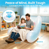 Chaise suspendue gonflable sensorielle pour enfants autistes, siège apaisant pour l'équilibre, idéal pour les TDAH et les besoins sensoriels, parfait pour la salle sensorielle, la maison