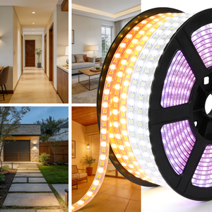 Tira <span class=keywords><strong>de</strong></span> Luces LED SMD 2835, 60/240/120 LED, Rojo, Azul, Dorado, Amarillo, Verde, Rosa, Morado, Naranja, Azul Hielo, Verde Marte, Amarillo Limón, 2835 - Product Image 6