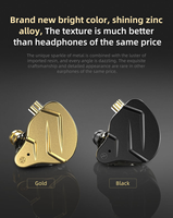 KZ ZSN Pro X Écouteurs intra-auriculaires HiFi, Moniteur de scène, Double transducteur hybride, Transducteur dynamique 10 mm, IEM, Câble détachable plaqué argent, Audiophile