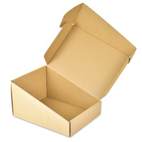 Boîte d'emballage pour écouteurs en papier kraft écologique, pliable trapézoïdale, super résistante, gain de place, haut de gamme, recyclable, avec image personnalisée