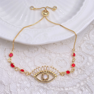 Pulsera <span class=keywords><strong>de</strong></span> Lujo Turca con Ojo Turco Azul, Amuleto <span class=keywords><strong>de</strong></span> Protección <span class=keywords><strong>de</strong></span> la Suerte, Cadena <span class=keywords><strong>de</strong></span> Eslabones <span class=keywords><strong>de</strong></span> Cristal CZ, Hecha a Mano, Regalo <span class=keywords><strong>de</strong></span> Aniversario <span class=keywords><strong>para</strong></span> Ella - Product Image 6