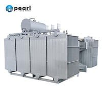 Transformateur industriel refroidi à l'huile à double enroulement avec boîtier de câblage