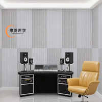 Panneaux acoustiques modernes personnalisables en feutre PET de 24 mm pour suspension au plafond, absorption sonore, design studio et extérieur