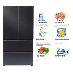 571L Haute Qualité Multi Air Flow R600a Porte Française Réfrigérateur Luxueux Plafonniers Réfrigérateur Avec Portes Françaises - Product Image 5