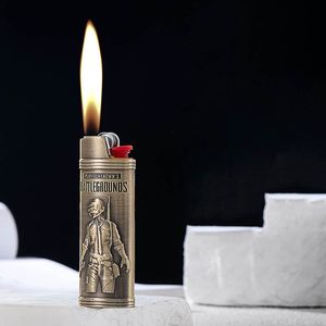 Estuche Protector Metálico Portátil para Encendedor <span class=keywords><strong>Bic</strong></span>, Diseño Retro - Product Image 2