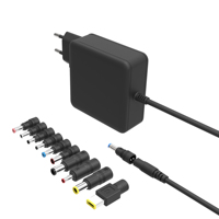 Chargeurs d'ordinateur portable THEONE OEM/ODM 140W Noir Blanc, Câble de chargeur d'ordinateur portable avec prise UK/US/AU/EU, Solution GaN pour le bureau
