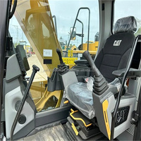 Excavatrice sur chenilles Caterpillar 313GC/320GC/323GC d'occasion avec moteur, boîte de vitesses, pompe et moteur, modèle 2023, faible nombre d'heures, composants d'origine