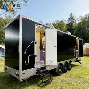Remorque de toilettes mobiles de luxe <span class=keywords><strong>avec</strong></span> <span class=keywords><strong>douche</strong></span>, remorque de salle de bain portable pour événements en plein air - Product Image 1