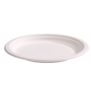 Gâteau fendu <span class=keywords><strong>en</strong></span> dentelle ronde biodégradable jetable de 10 pouces OEM Plaque de pulpe de canne à sucre - Product Image 3